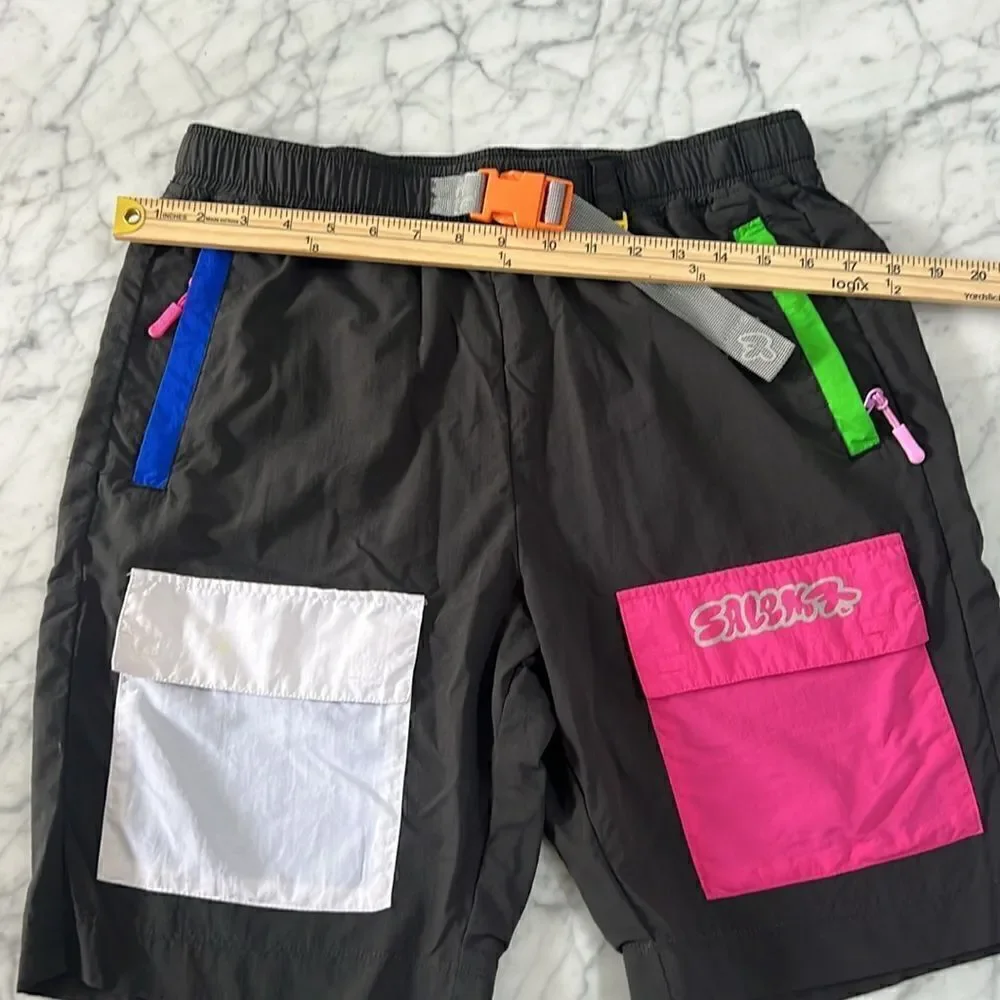 Salem Seven Mens 90’s Y2K Colorblock Shorts Sz M